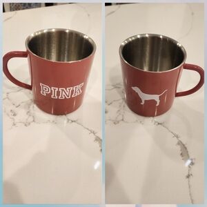 PINK Victoria's Secret Red Stainless Steel Mug /mug
